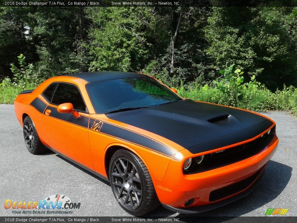 2018 Dodge Challenger T/A Plus Go Mango / Black Photo #5