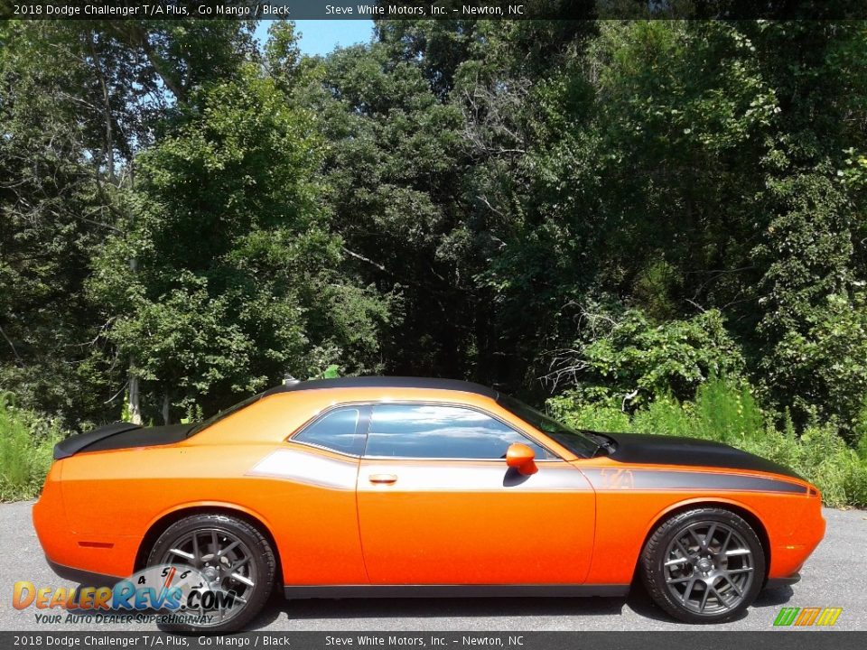 2018 Dodge Challenger T/A Plus Go Mango / Black Photo #7