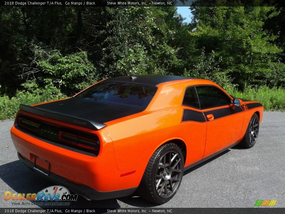 2018 Dodge Challenger T/A Plus Go Mango / Black Photo #8