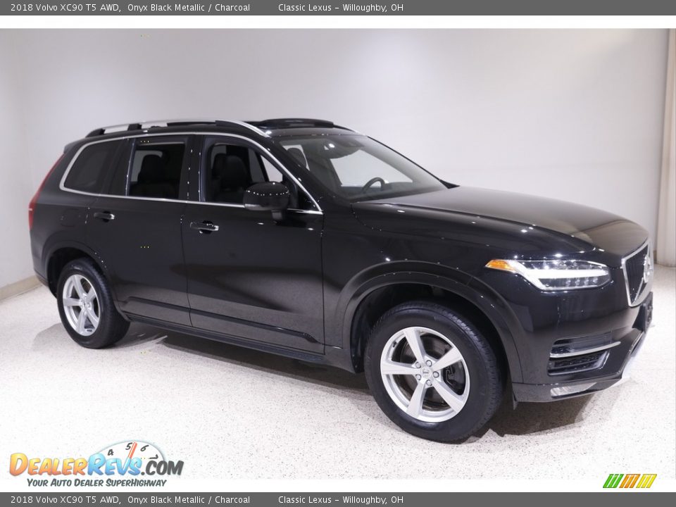 Onyx Black Metallic 2018 Volvo XC90 T5 AWD Photo #1