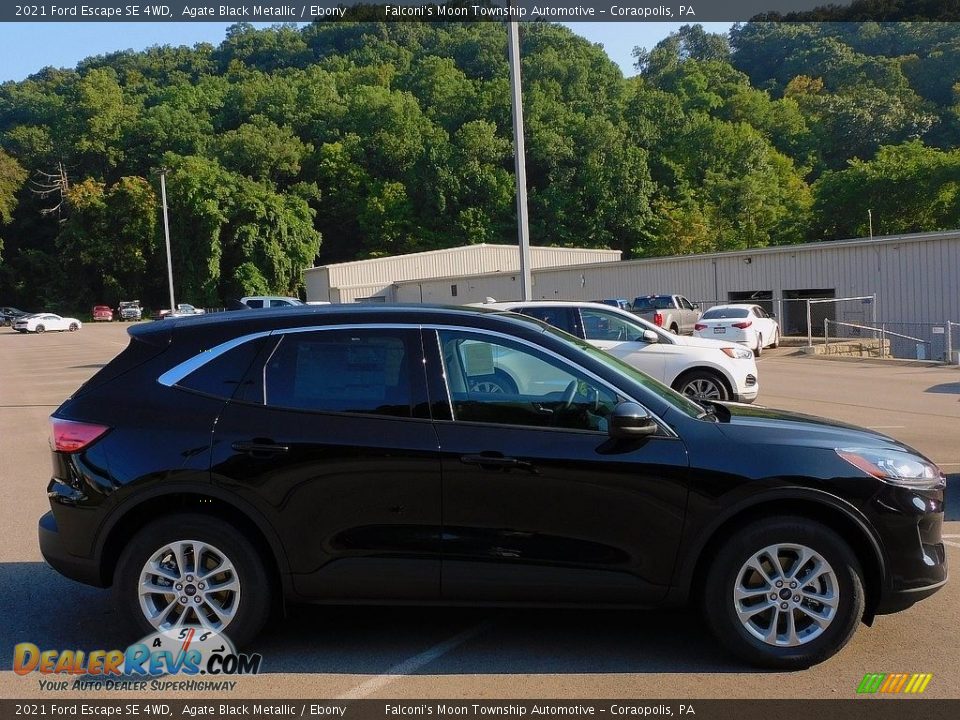 2021 Ford Escape SE 4WD Agate Black Metallic / Ebony Photo #1