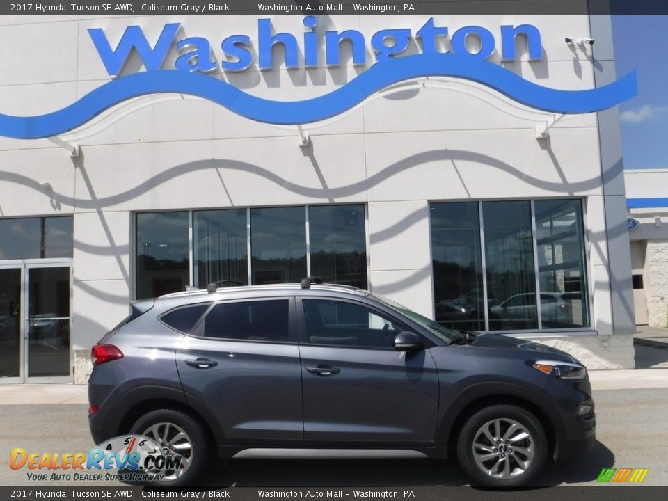 2017 Hyundai Tucson SE AWD Coliseum Gray / Black Photo #2