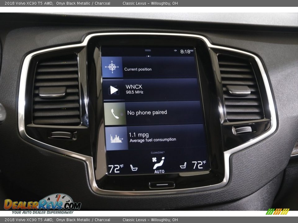 Controls of 2018 Volvo XC90 T5 AWD Photo #9