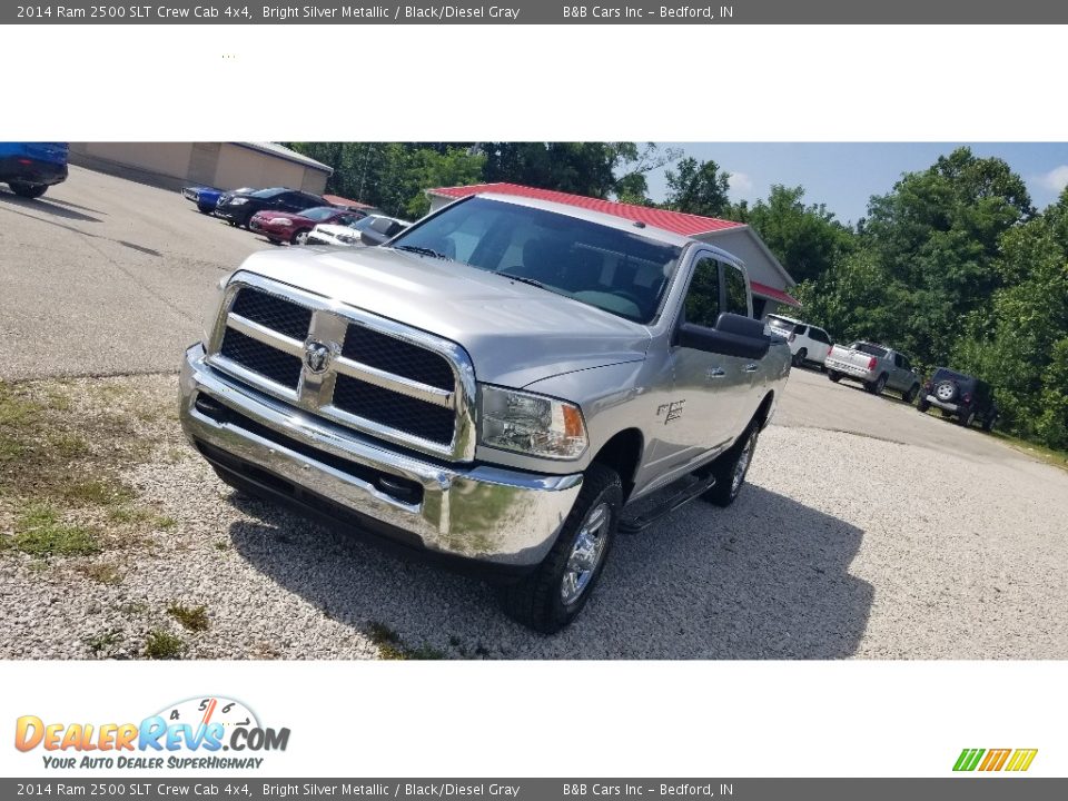 2014 Ram 2500 SLT Crew Cab 4x4 Bright Silver Metallic / Black/Diesel Gray Photo #28