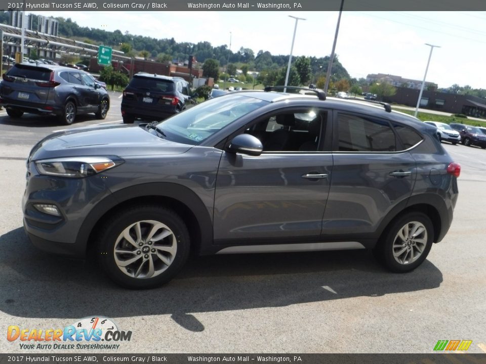 2017 Hyundai Tucson SE AWD Coliseum Gray / Black Photo #7