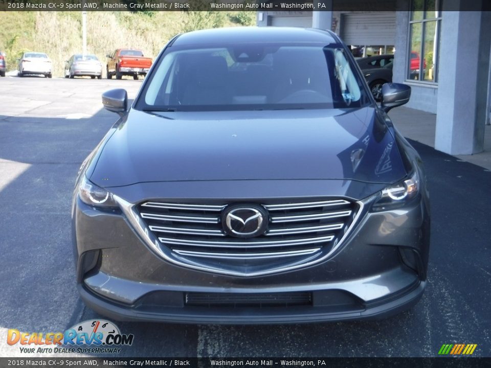 2018 Mazda CX-9 Sport AWD Machine Gray Metallic / Black Photo #3