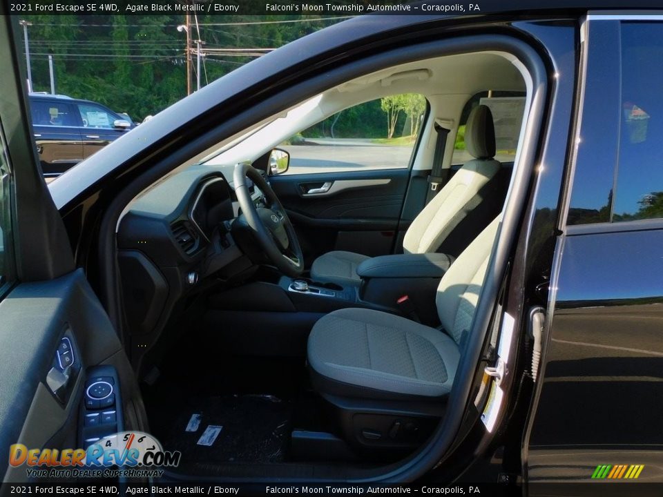 2021 Ford Escape SE 4WD Agate Black Metallic / Ebony Photo #10