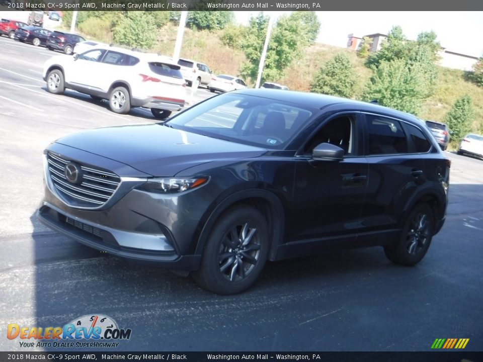 2018 Mazda CX-9 Sport AWD Machine Gray Metallic / Black Photo #4