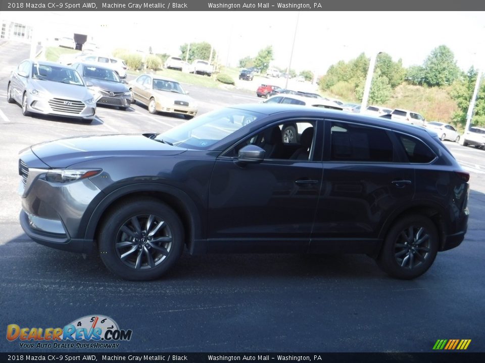 2018 Mazda CX-9 Sport AWD Machine Gray Metallic / Black Photo #5