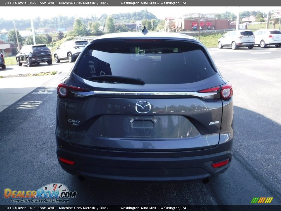 2018 Mazda CX-9 Sport AWD Machine Gray Metallic / Black Photo #6