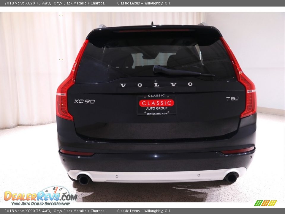 2018 Volvo XC90 T5 AWD Onyx Black Metallic / Charcoal Photo #21