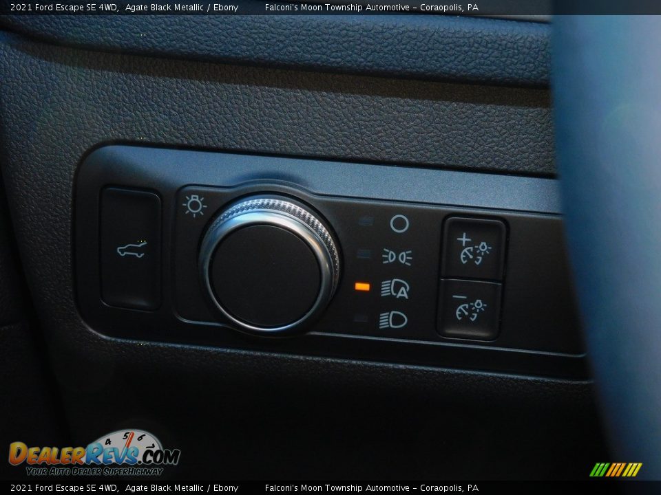 2021 Ford Escape SE 4WD Agate Black Metallic / Ebony Photo #19