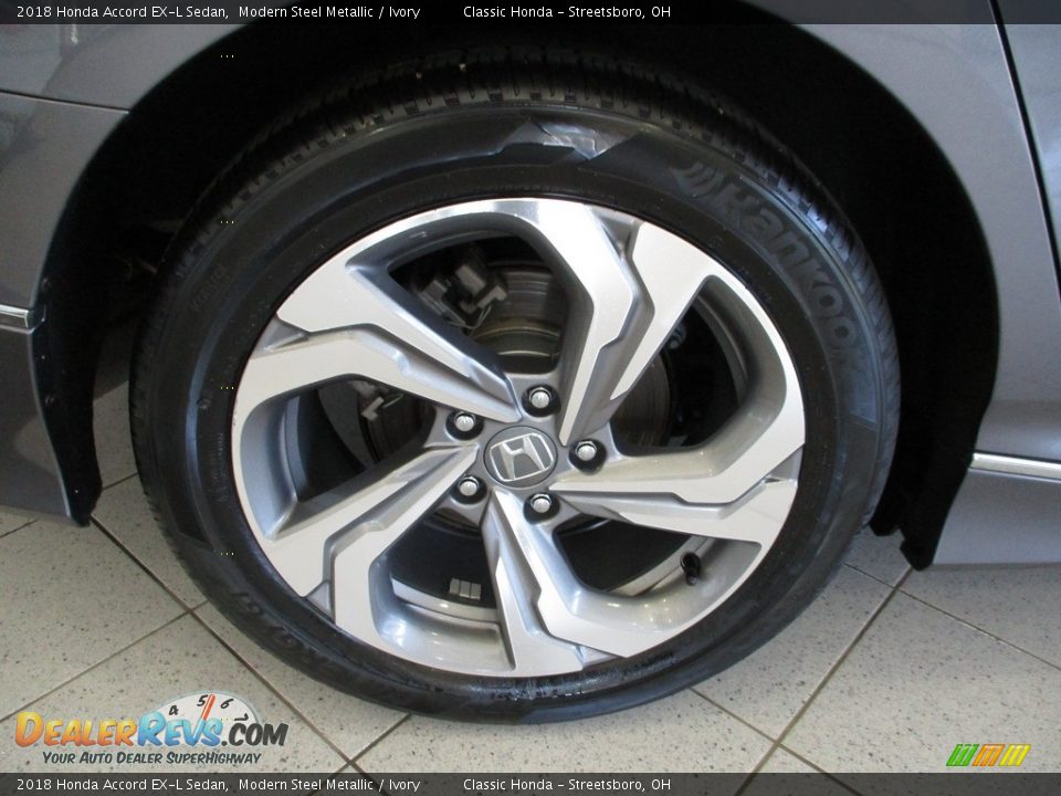 2018 Honda Accord EX-L Sedan Modern Steel Metallic / Ivory Photo #6