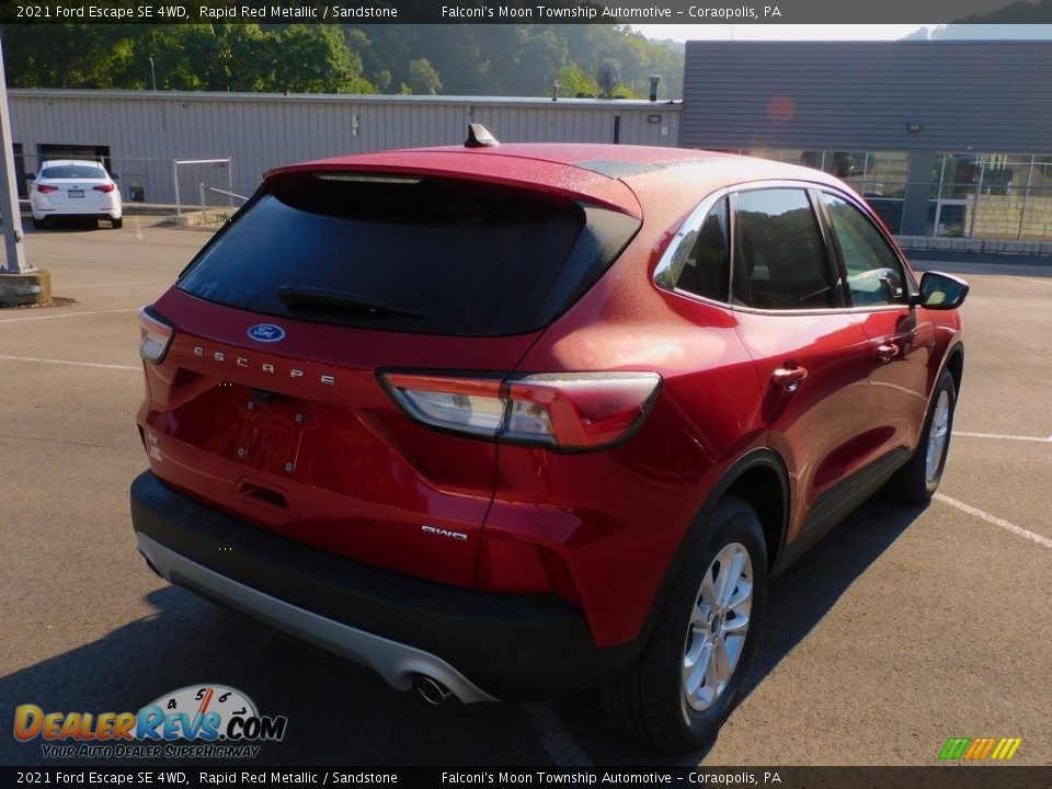 2021 Ford Escape SE 4WD Rapid Red Metallic / Sandstone Photo #2