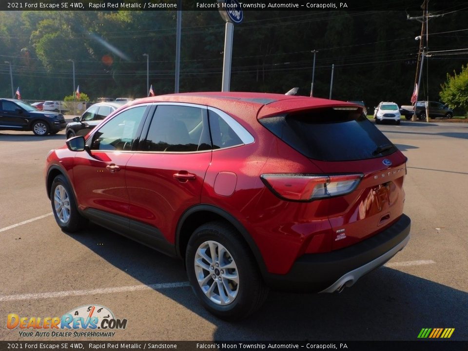 2021 Ford Escape SE 4WD Rapid Red Metallic / Sandstone Photo #5