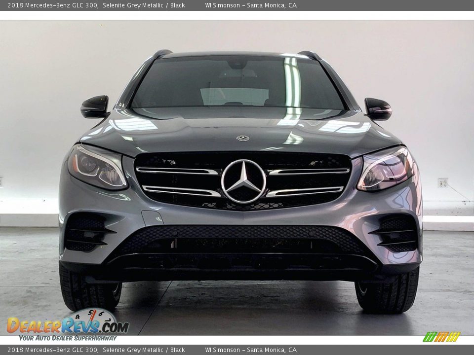 2018 Mercedes-Benz GLC 300 Selenite Grey Metallic / Black Photo #2