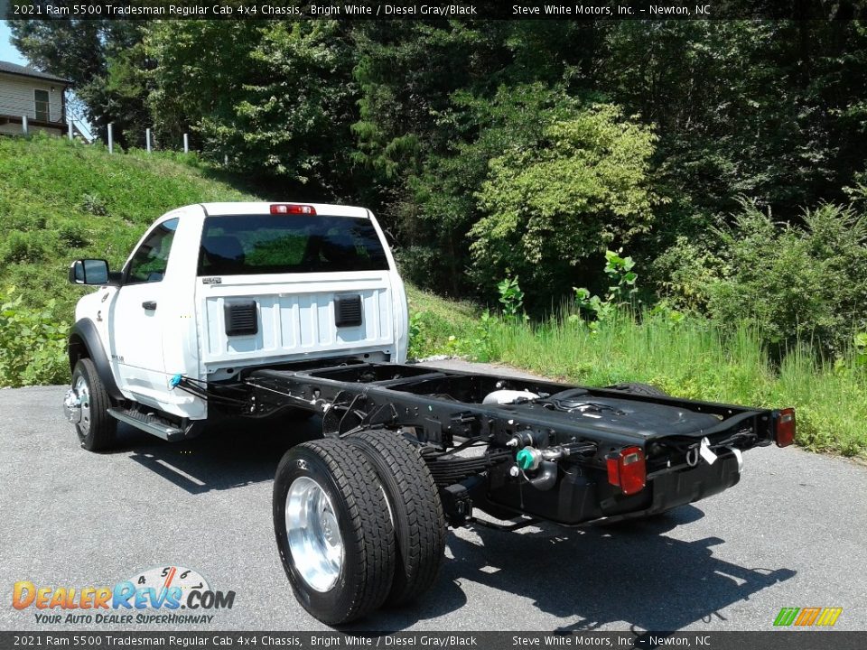 2021 Ram 5500 Tradesman Regular Cab 4x4 Chassis Bright White / Diesel Gray/Black Photo #8