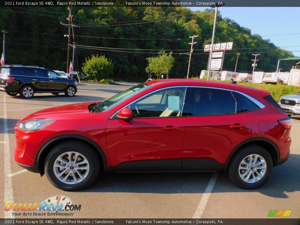 2021 Ford Escape SE 4WD Rapid Red Metallic / Sandstone Photo #6