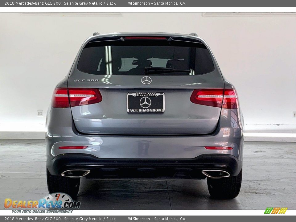 2018 Mercedes-Benz GLC 300 Selenite Grey Metallic / Black Photo #3