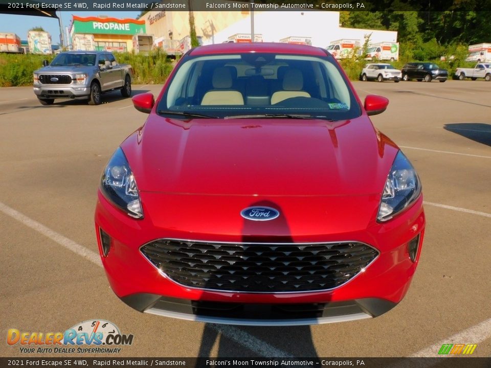 2021 Ford Escape SE 4WD Rapid Red Metallic / Sandstone Photo #8