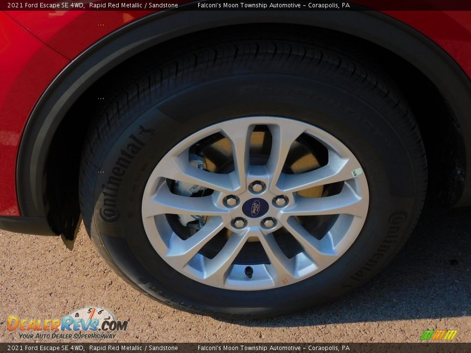 2021 Ford Escape SE 4WD Rapid Red Metallic / Sandstone Photo #9