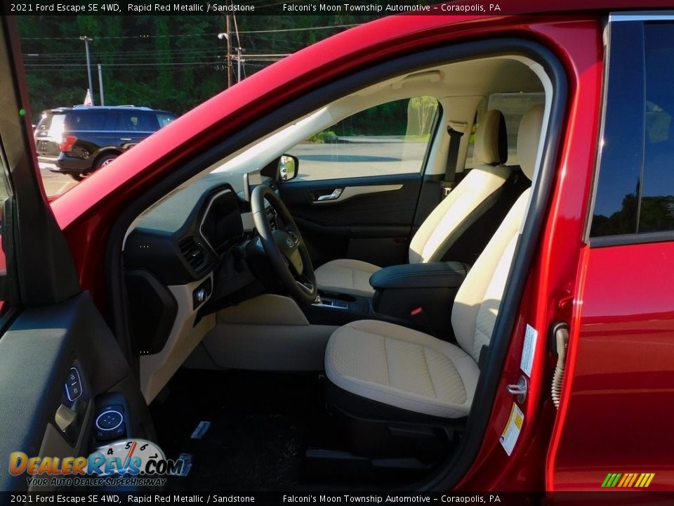 2021 Ford Escape SE 4WD Rapid Red Metallic / Sandstone Photo #10