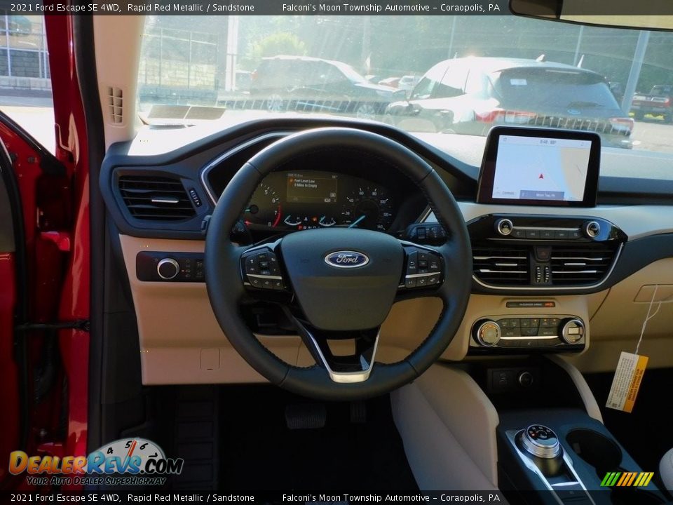 2021 Ford Escape SE 4WD Rapid Red Metallic / Sandstone Photo #12