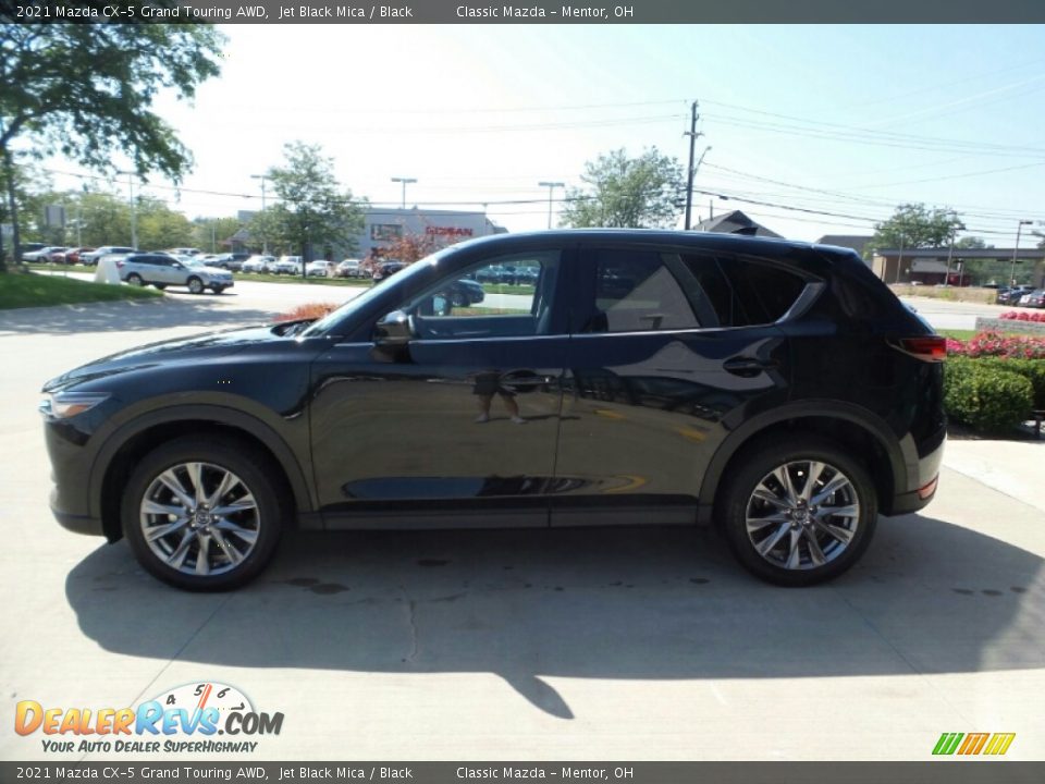 2021 Mazda CX-5 Grand Touring AWD Jet Black Mica / Black Photo #6