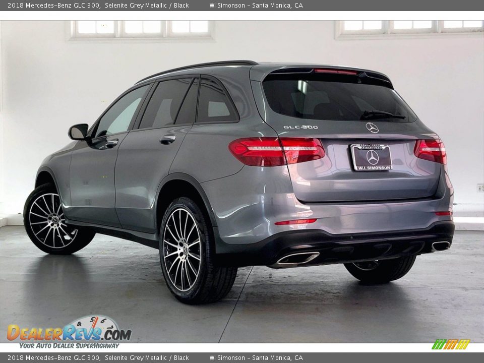 2018 Mercedes-Benz GLC 300 Selenite Grey Metallic / Black Photo #10