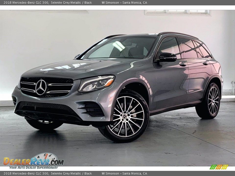 2018 Mercedes-Benz GLC 300 Selenite Grey Metallic / Black Photo #12