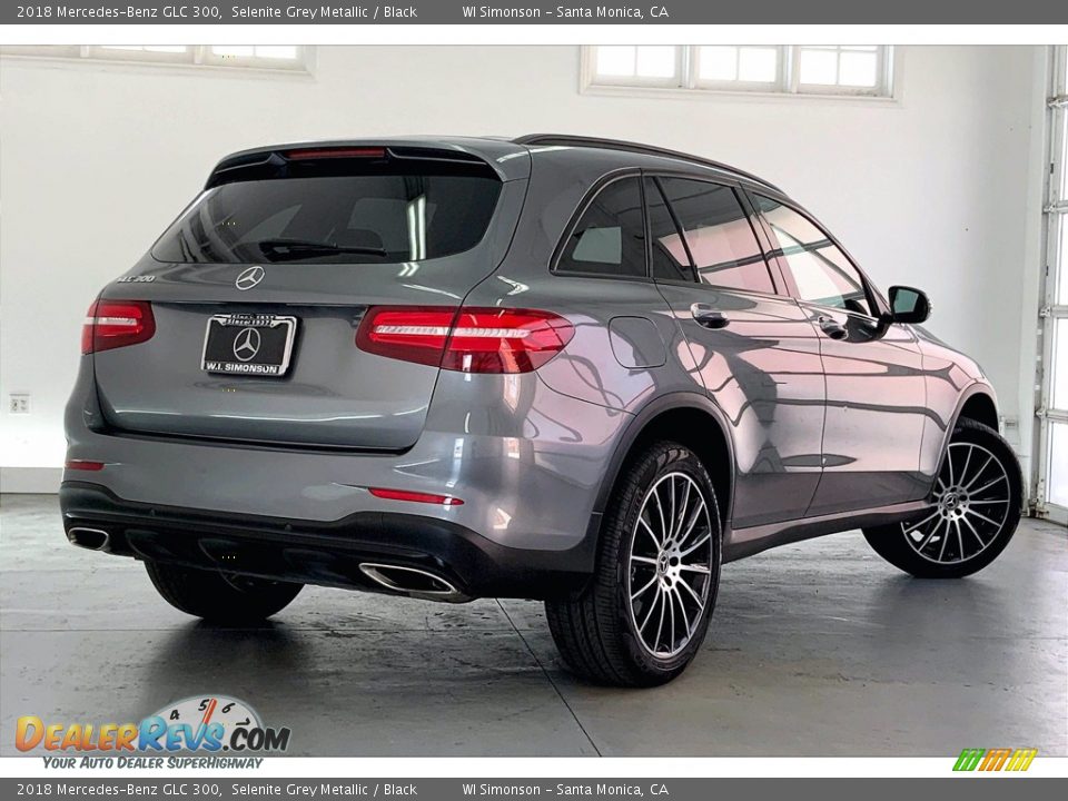 2018 Mercedes-Benz GLC 300 Selenite Grey Metallic / Black Photo #13