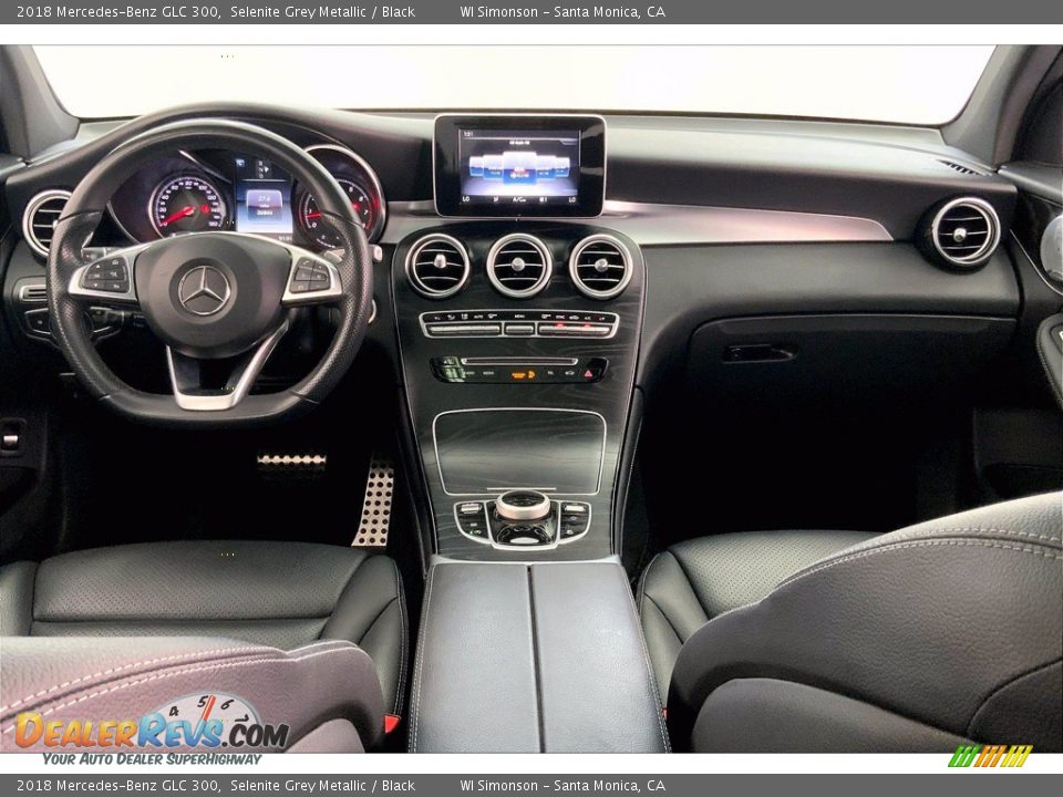 2018 Mercedes-Benz GLC 300 Selenite Grey Metallic / Black Photo #15