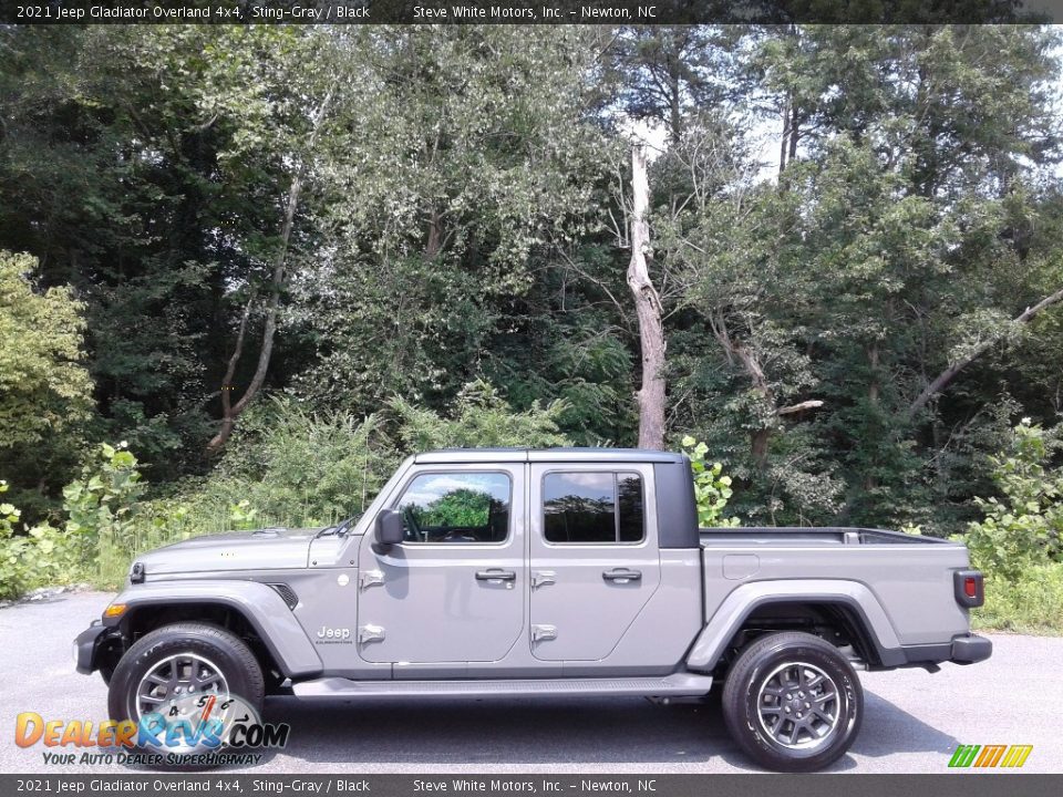 2021 Jeep Gladiator Overland 4x4 Sting-Gray / Black Photo #1