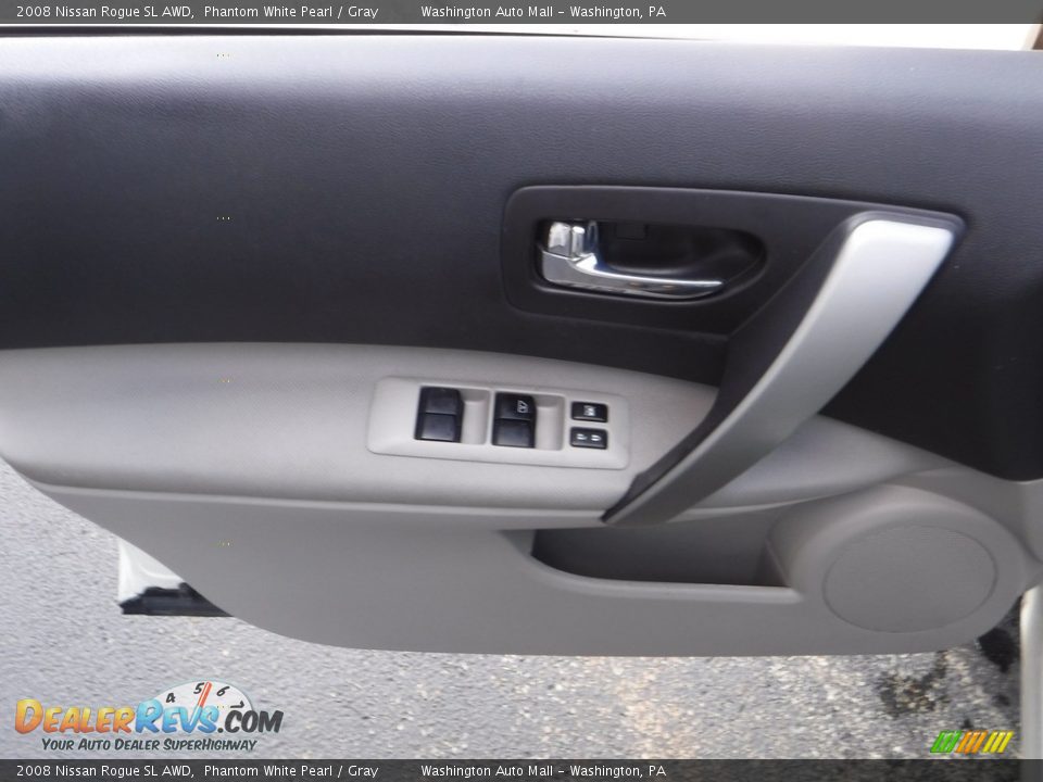 2008 Nissan Rogue SL AWD Phantom White Pearl / Gray Photo #13