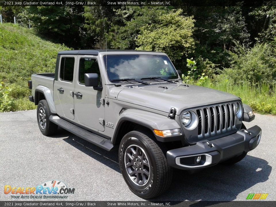 2021 Jeep Gladiator Overland 4x4 Sting-Gray / Black Photo #4