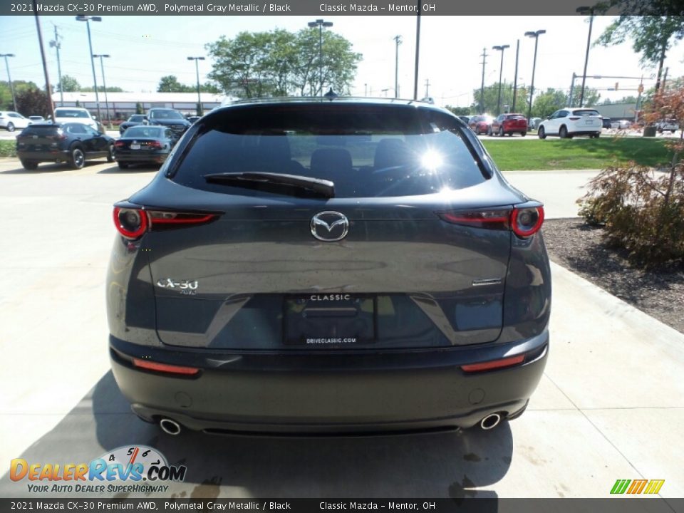 2021 Mazda CX-30 Premium AWD Polymetal Gray Metallic / Black Photo #5