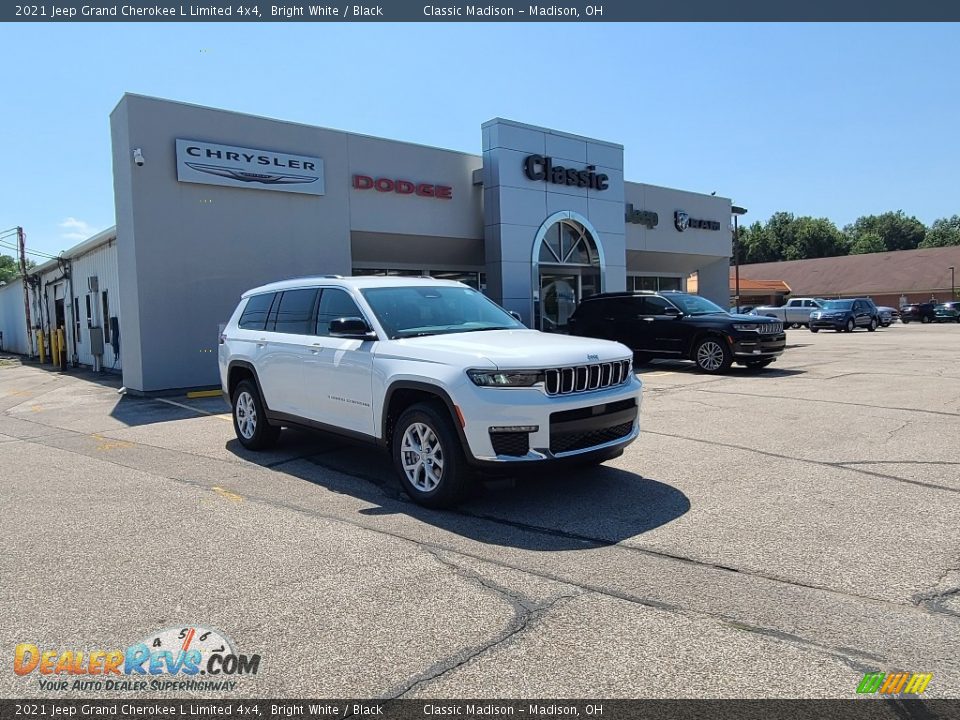 2021 Jeep Grand Cherokee L Limited 4x4 Bright White / Black Photo #1