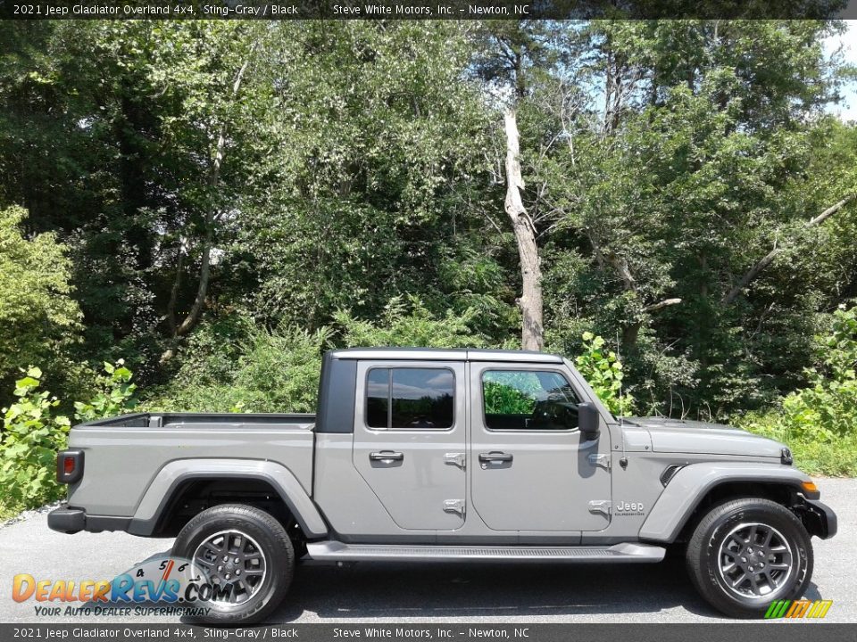 2021 Jeep Gladiator Overland 4x4 Sting-Gray / Black Photo #5