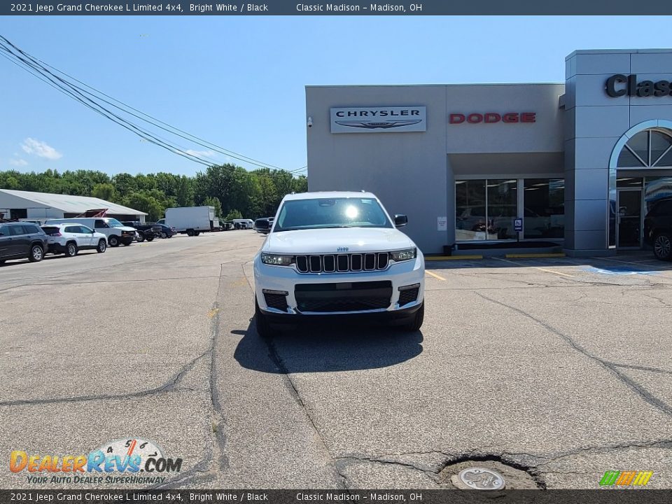 2021 Jeep Grand Cherokee L Limited 4x4 Bright White / Black Photo #2