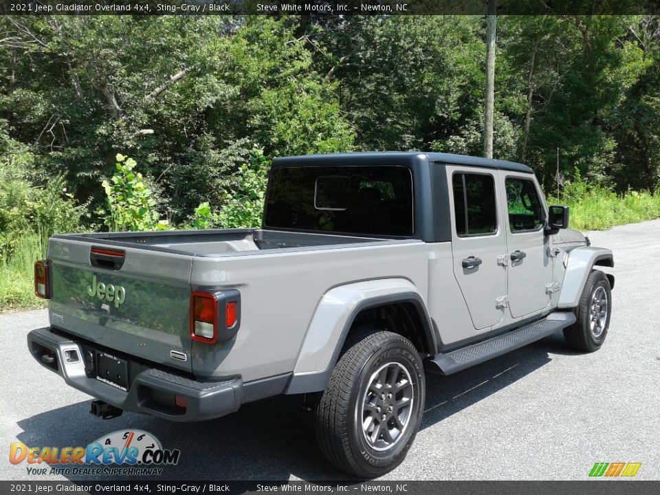 2021 Jeep Gladiator Overland 4x4 Sting-Gray / Black Photo #6