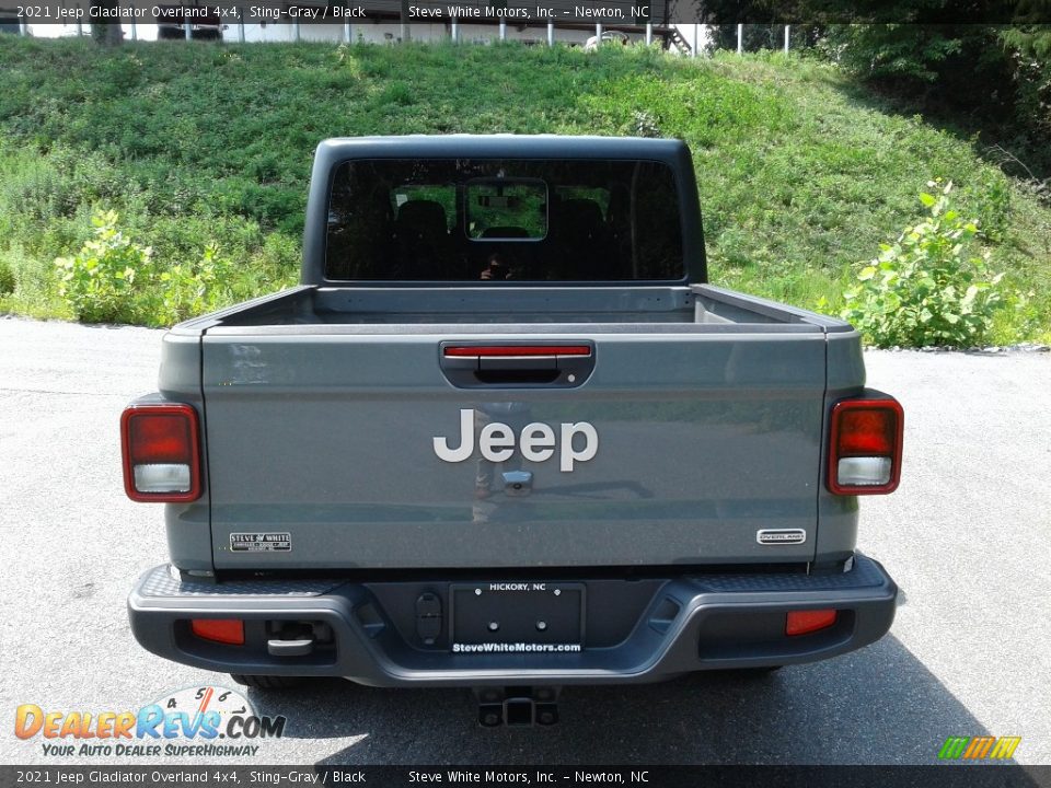 2021 Jeep Gladiator Overland 4x4 Sting-Gray / Black Photo #7