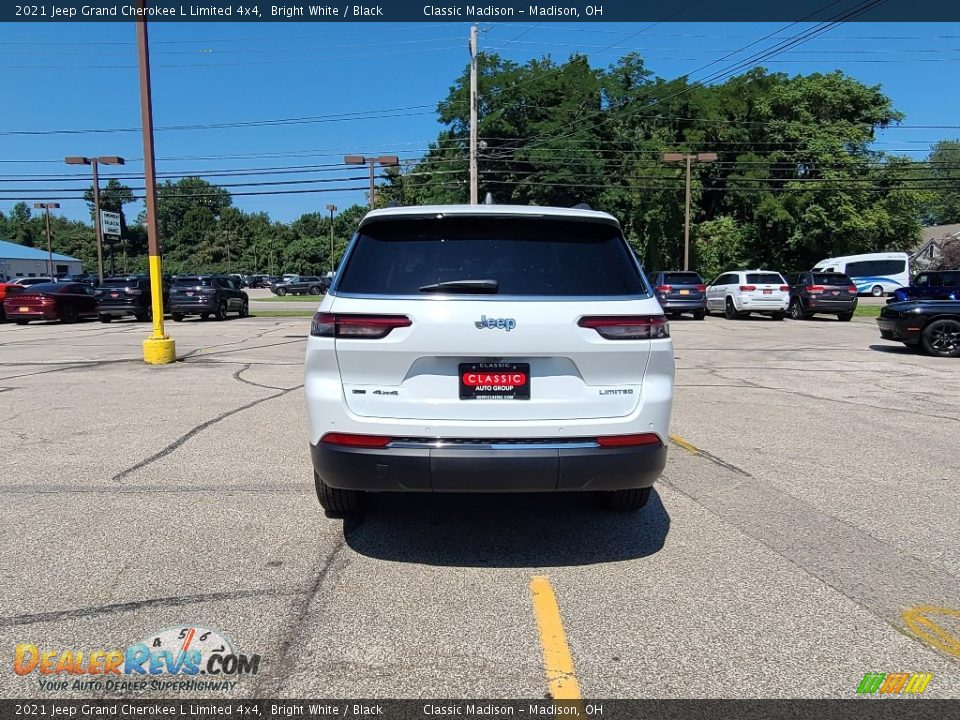 2021 Jeep Grand Cherokee L Limited 4x4 Bright White / Black Photo #5