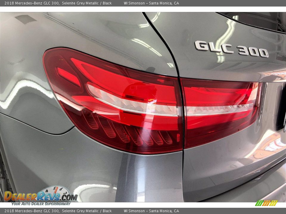 2018 Mercedes-Benz GLC 300 Selenite Grey Metallic / Black Photo #29