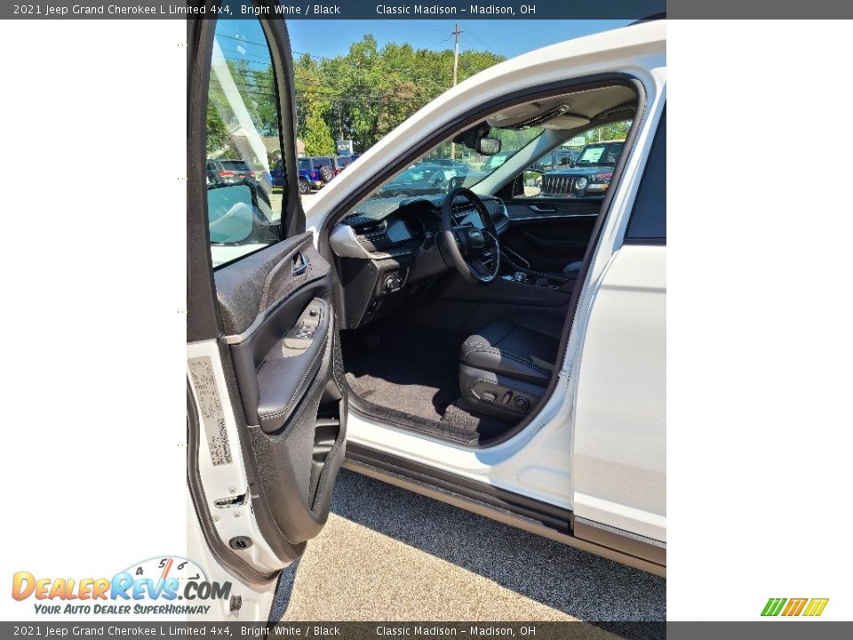 2021 Jeep Grand Cherokee L Limited 4x4 Bright White / Black Photo #8