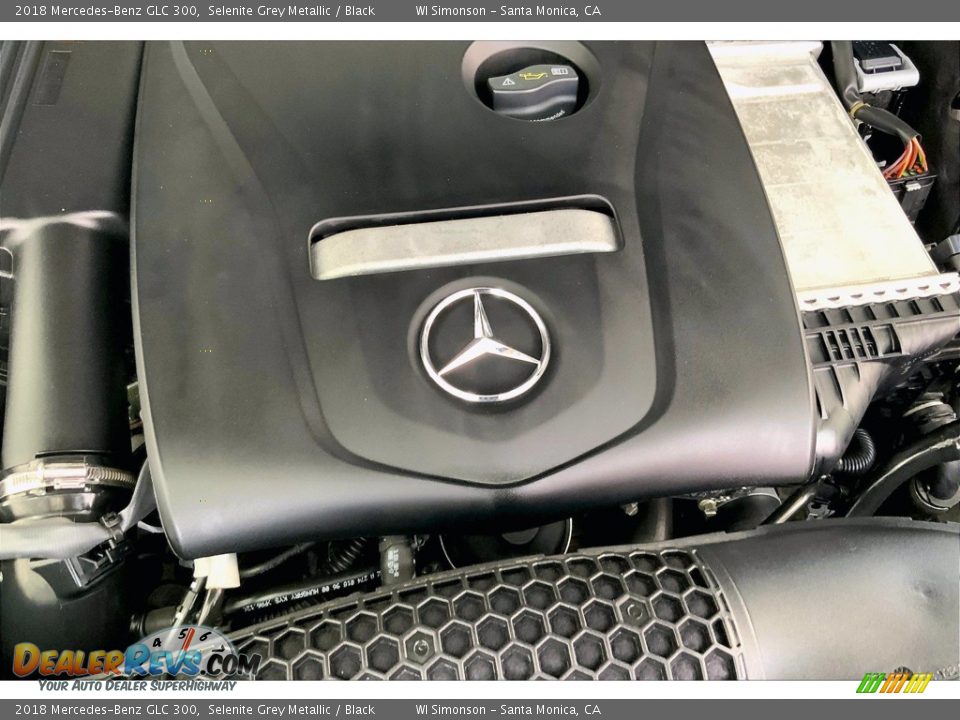 2018 Mercedes-Benz GLC 300 Selenite Grey Metallic / Black Photo #32