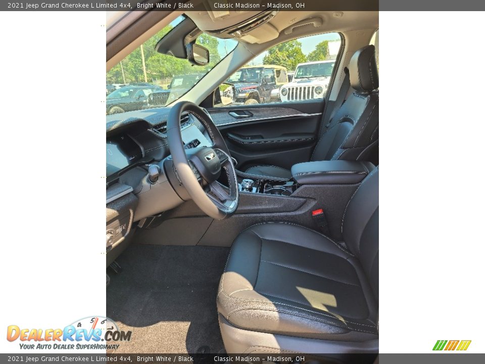 2021 Jeep Grand Cherokee L Limited 4x4 Bright White / Black Photo #9