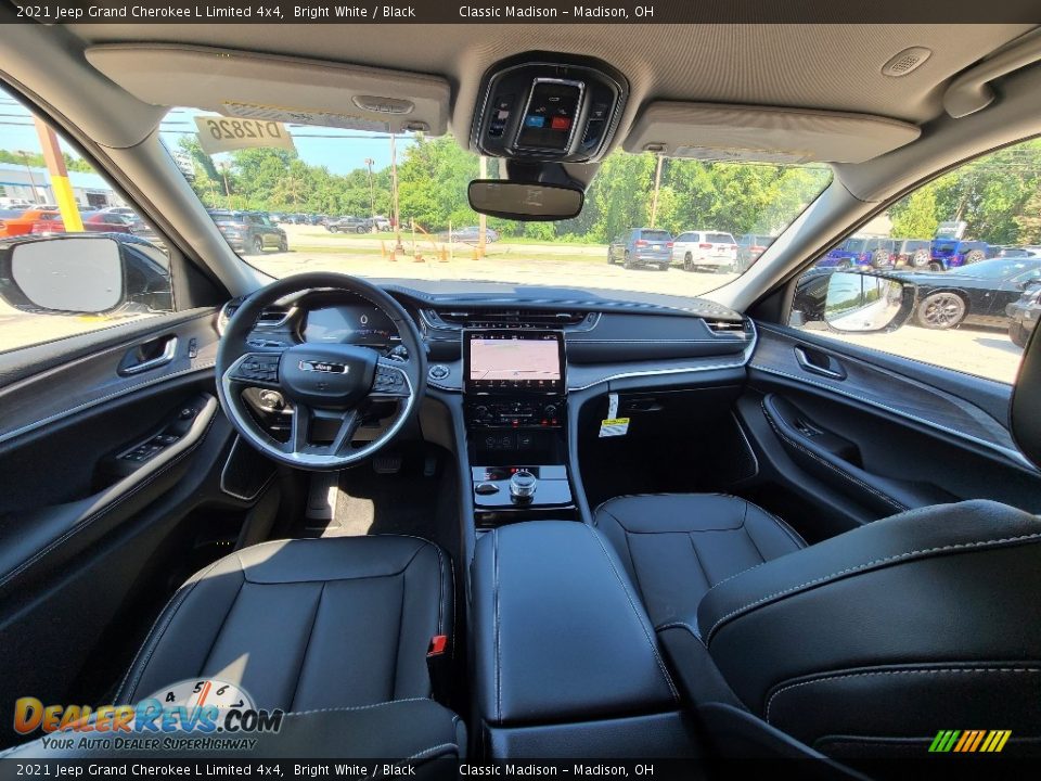 2021 Jeep Grand Cherokee L Limited 4x4 Bright White / Black Photo #12