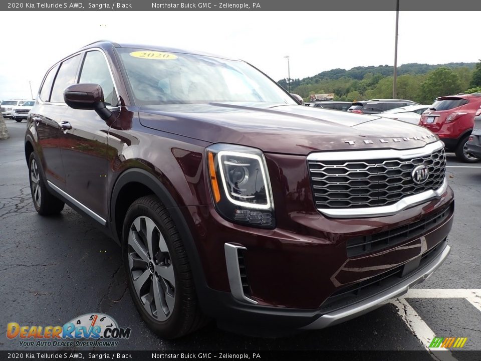 2020 Kia Telluride S AWD Sangria / Black Photo #4