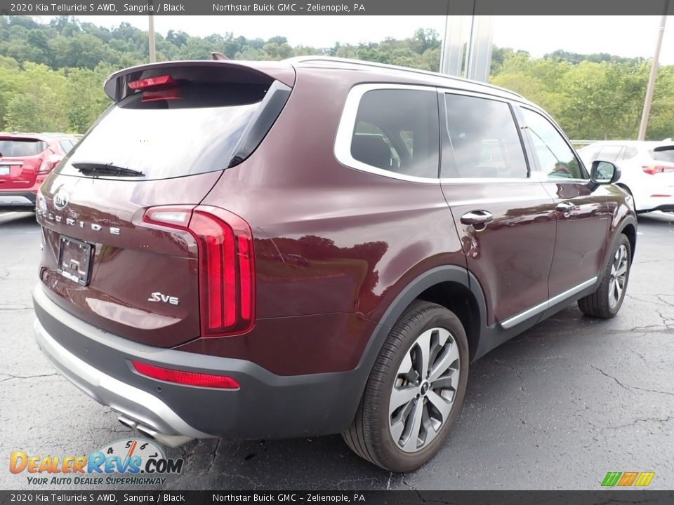 2020 Kia Telluride S AWD Sangria / Black Photo #9