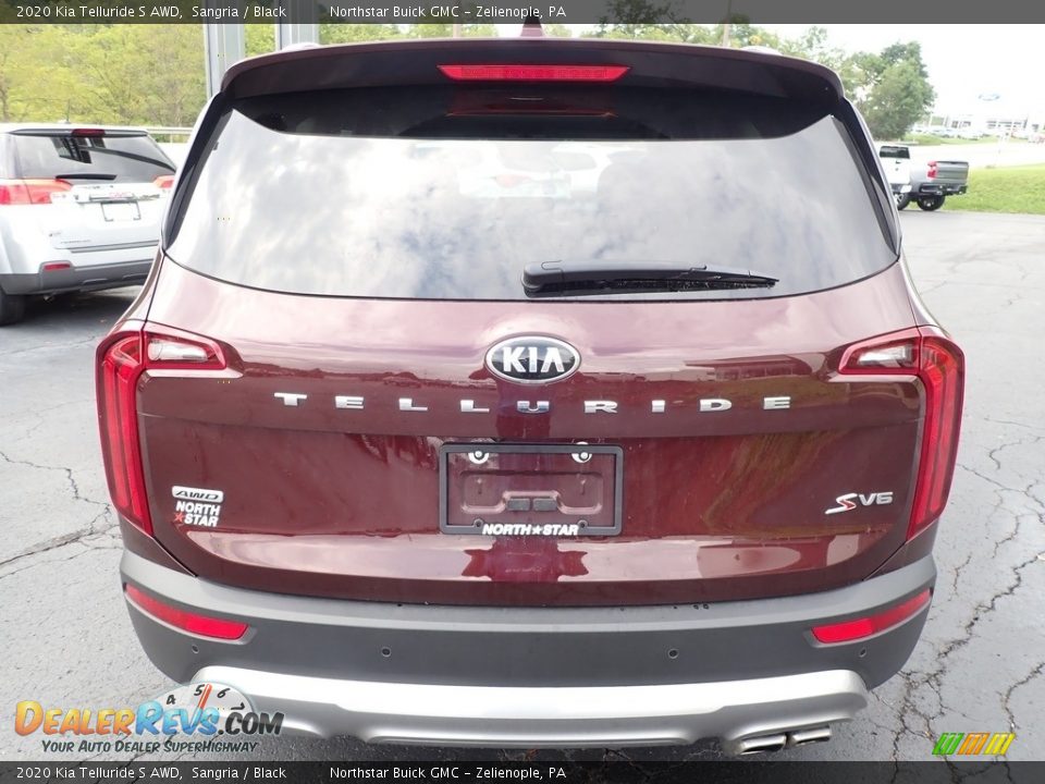 2020 Kia Telluride S AWD Sangria / Black Photo #10